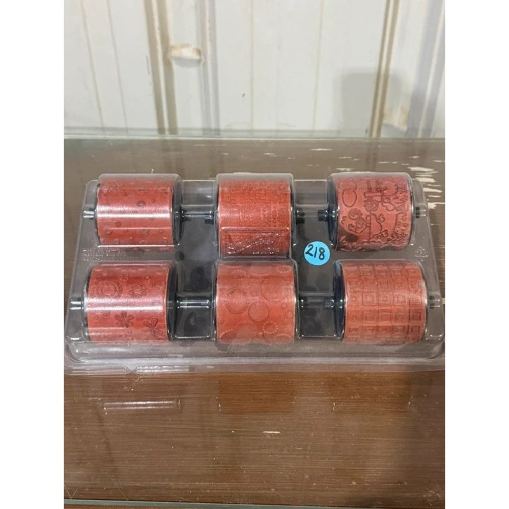 Continuous Craft Roller Rubber Stamps Set (218)